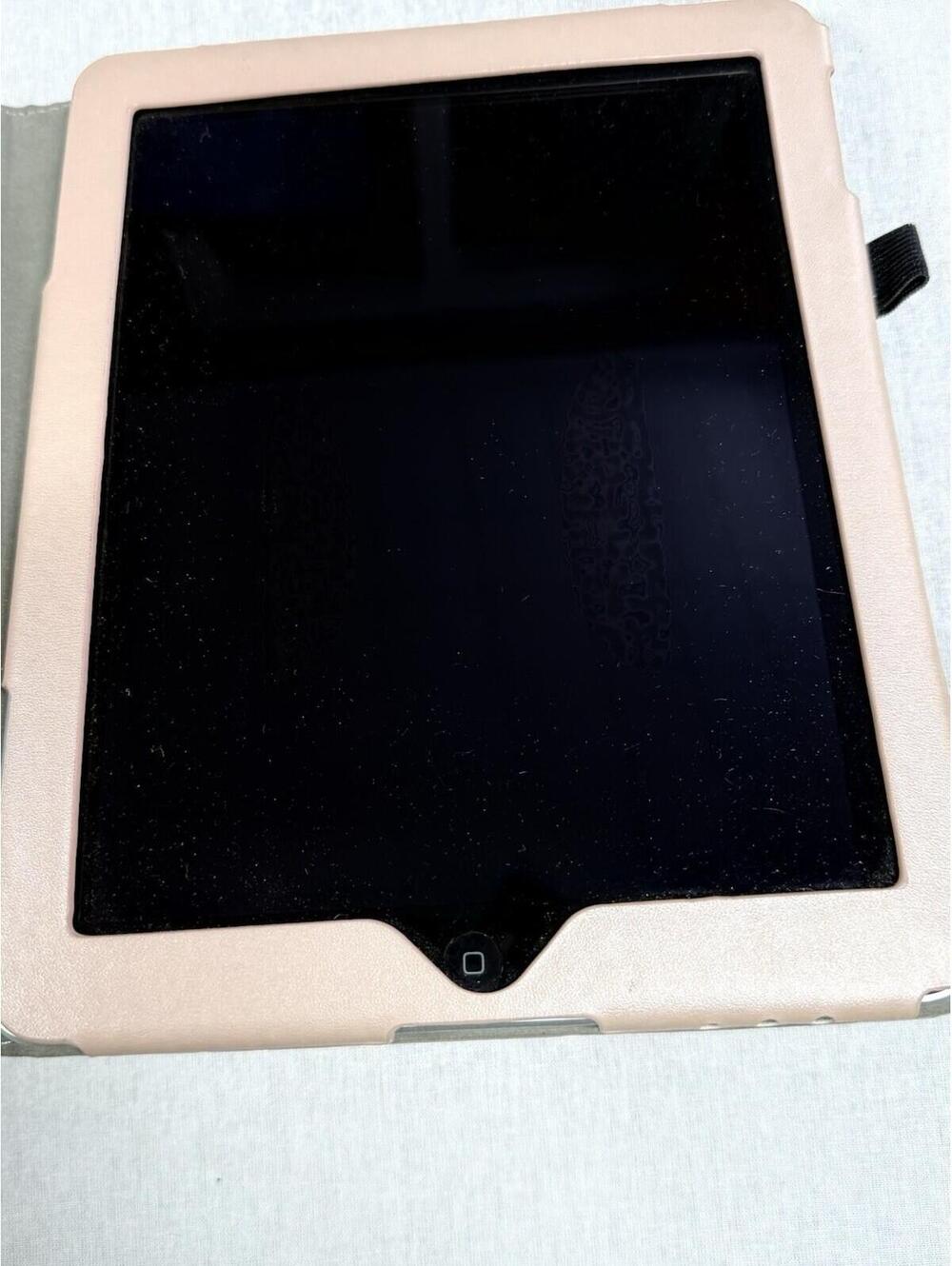 Apple iPad 1st Gen A1219 32GB 9.7" Wi-Fi Silver iOS 5.1.1 With Case For Parts